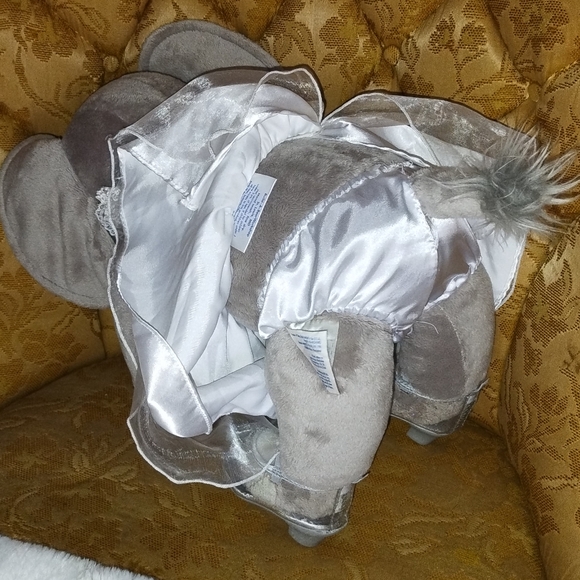 Build A Bear Workshop Grey Elephant in Wedding Dress Plush 12" BABW - Picture 5 of 6